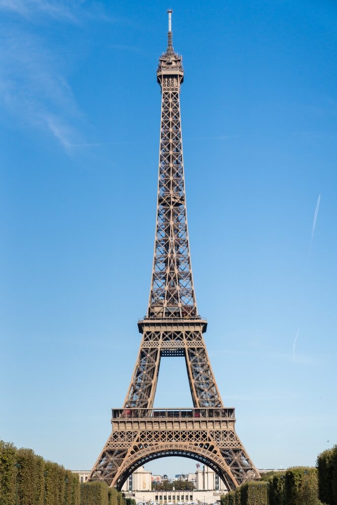 World famous Eiffel Tower in Paris