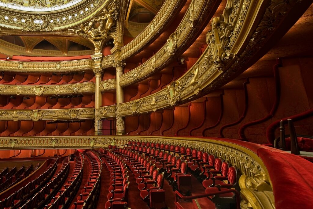 Luxe interior of Opera Garnier