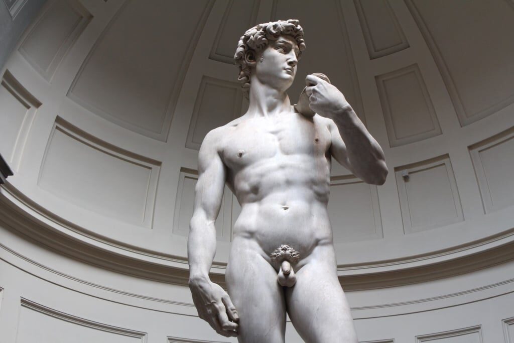 David sculpture in Accademia Gallery