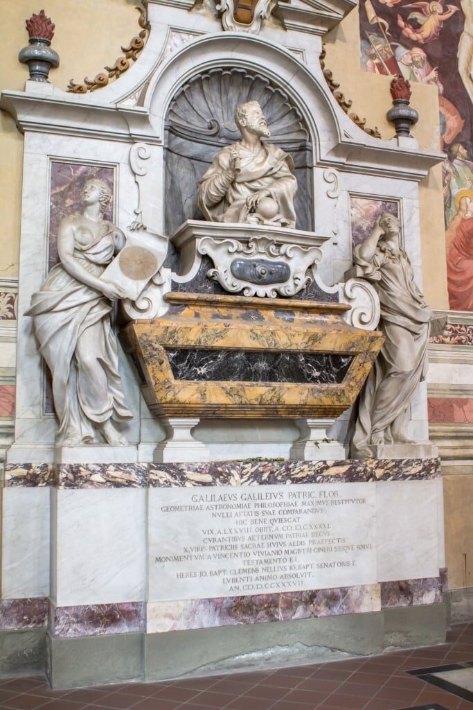 Tomb of Galileo in Church of Santa Croce