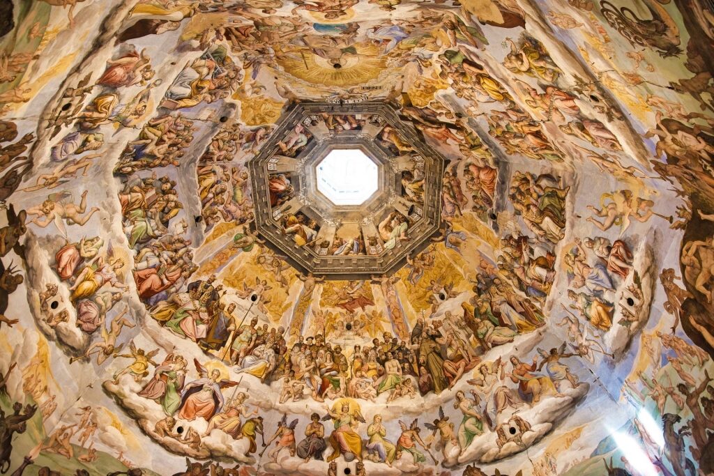 Beautiful dome of Duomo Santa Maria del Fiore