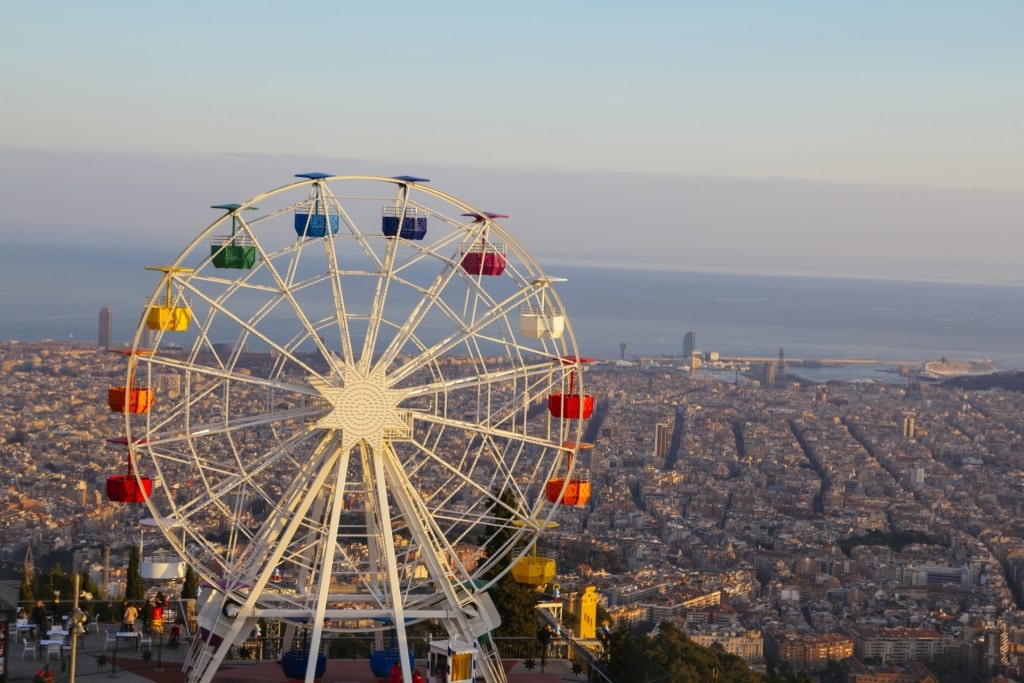 Ferris wheel at the Tibidabo amusement park, Sarrià-Sant Gervasi