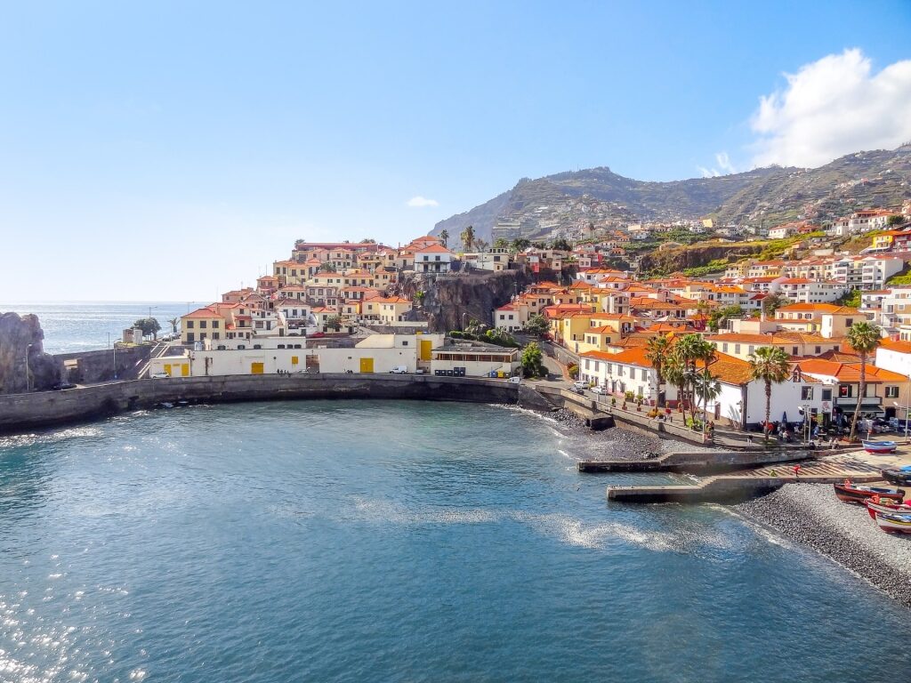 Shoreline of Funchal in Madeira, Portugal