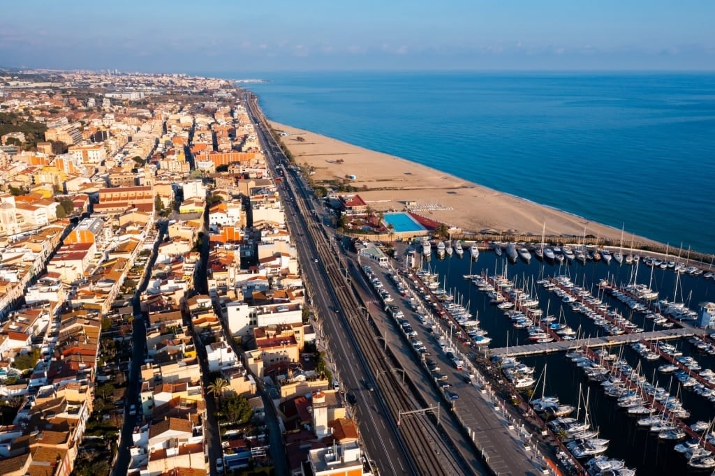 Pretty marina of El Masnou