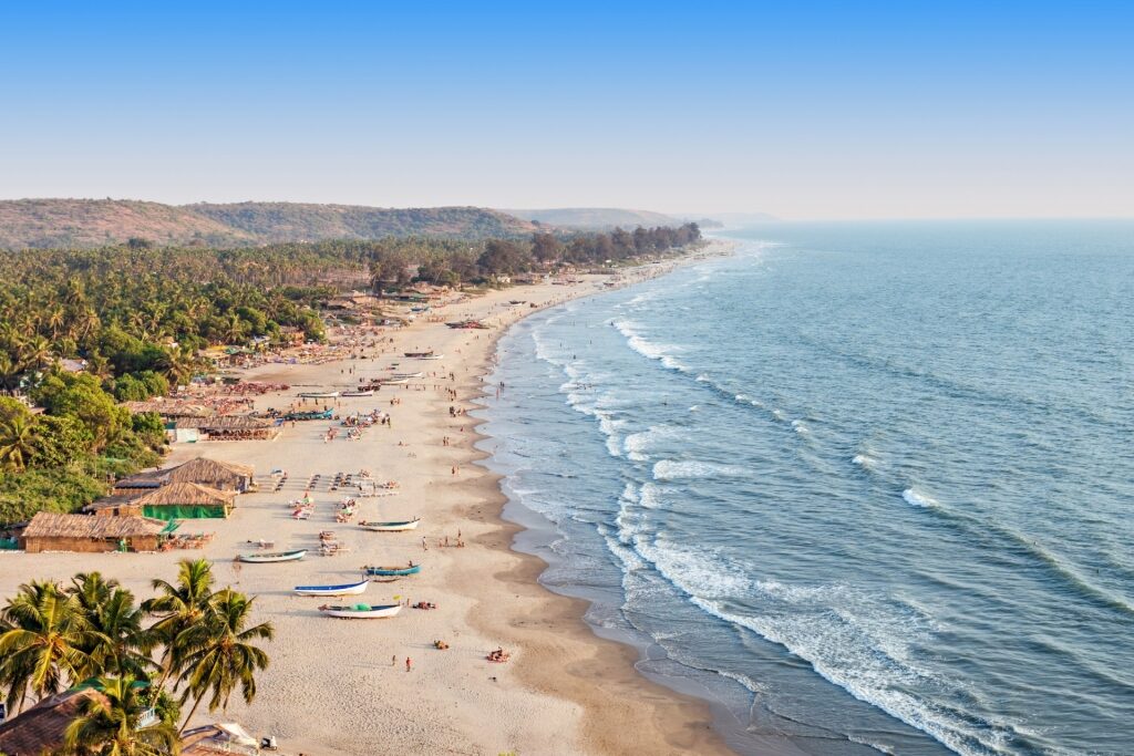 Arambol Beach, one of the best beaches in Goa