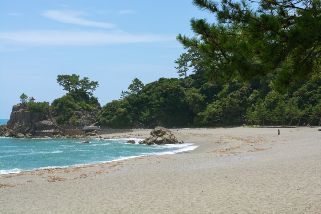 Fine sands of Katsurahama Beach, Kochi