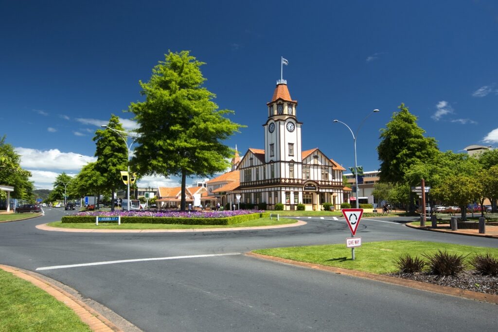 Street view of Rotorua