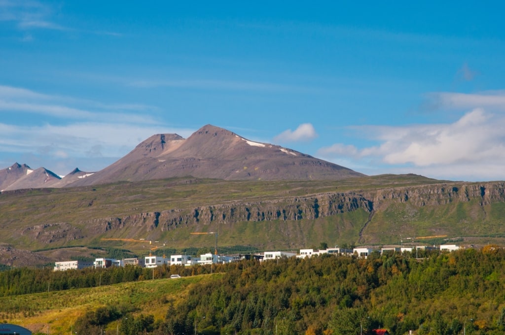 View of the majestic Sulur Mountain