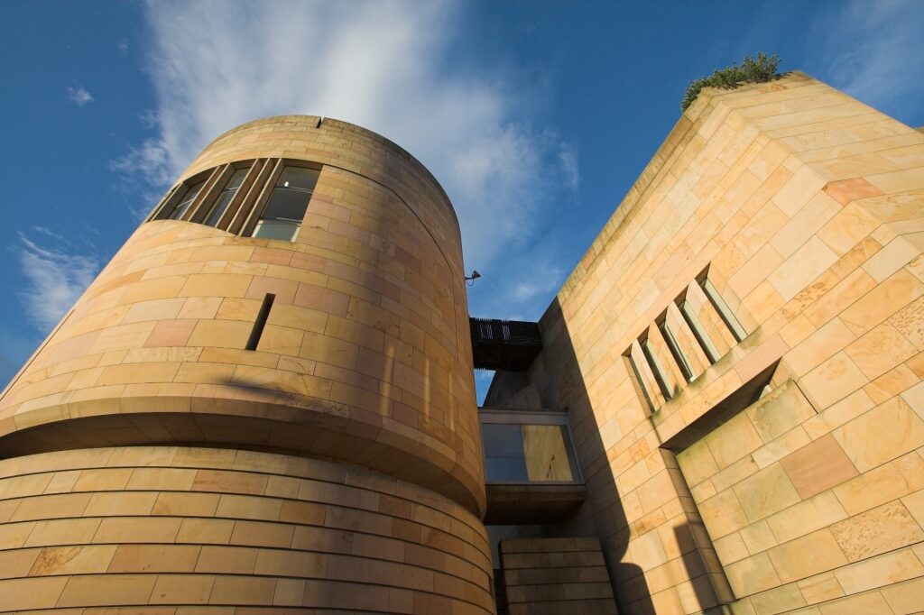 Exterior of National Museum of Scotland in Edinburgh