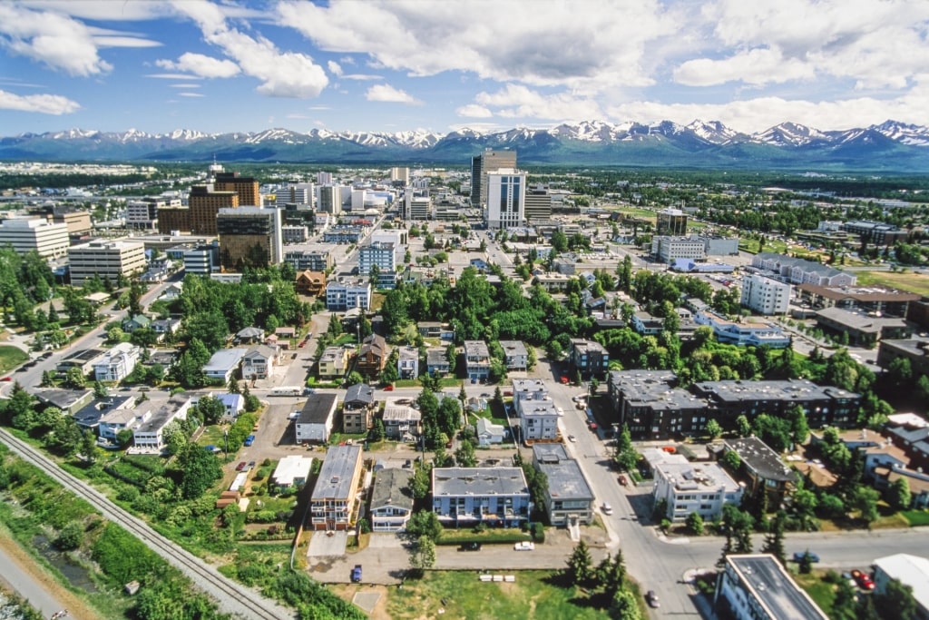 Anchorage, one of the best towns in Alaska