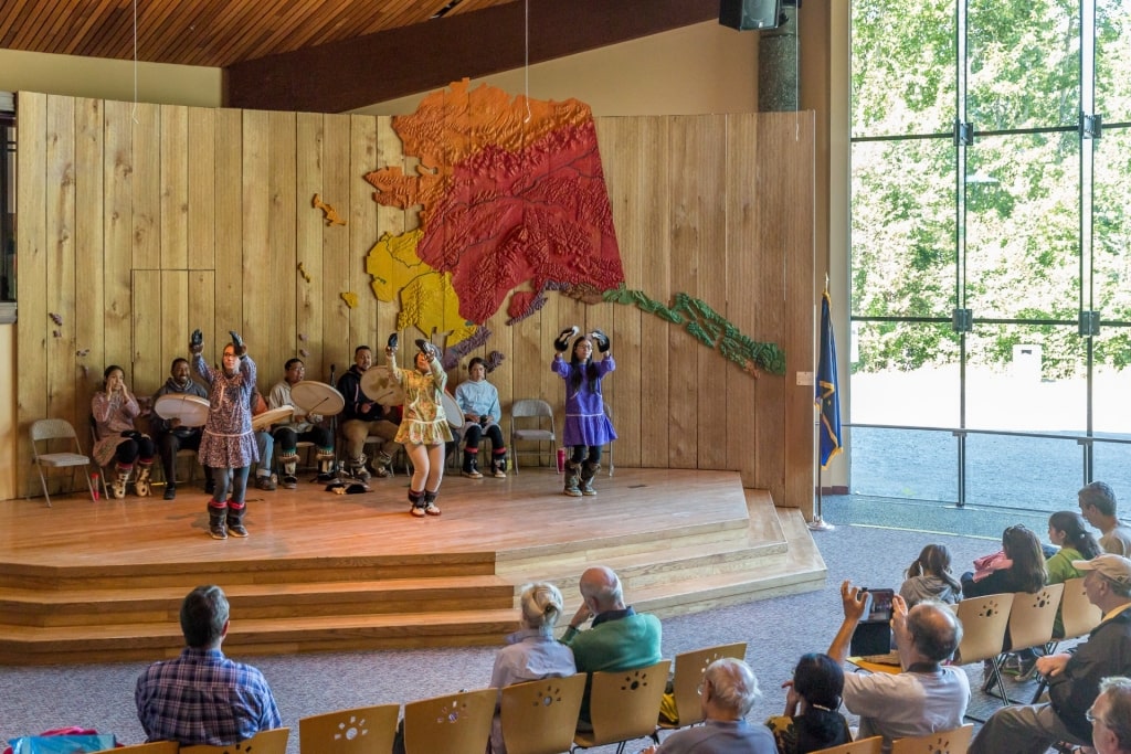 Inside the Alaska Native Heritage Center, Anchorage