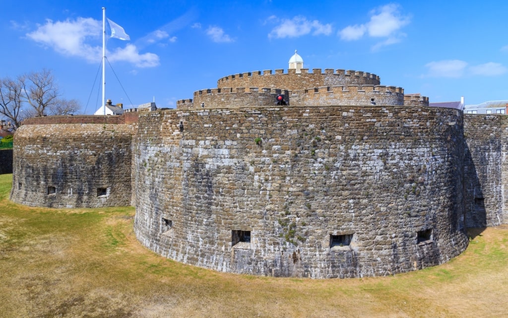 View of the majestic Deal Castle