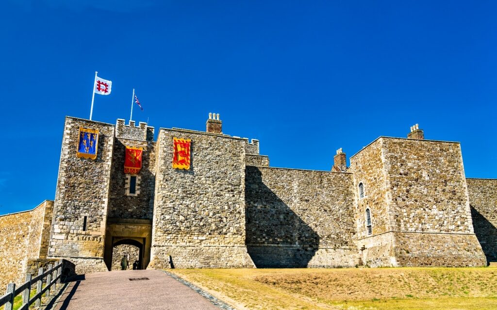 Historic Great Tower in Dover Castle