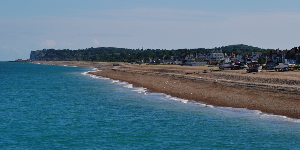 Waterfront view of Kingsdown Beach