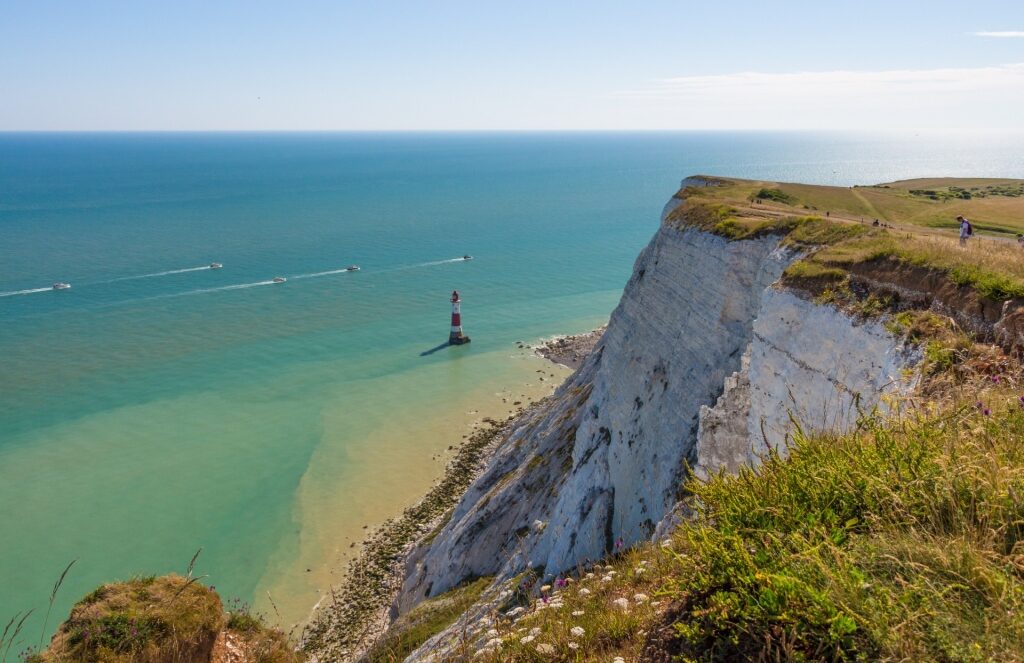 View of the water from White Cliffs of Dover