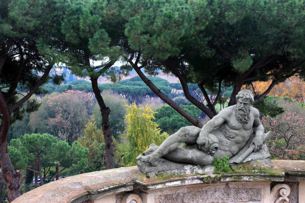 Statue in Villa Celimontana, Rome