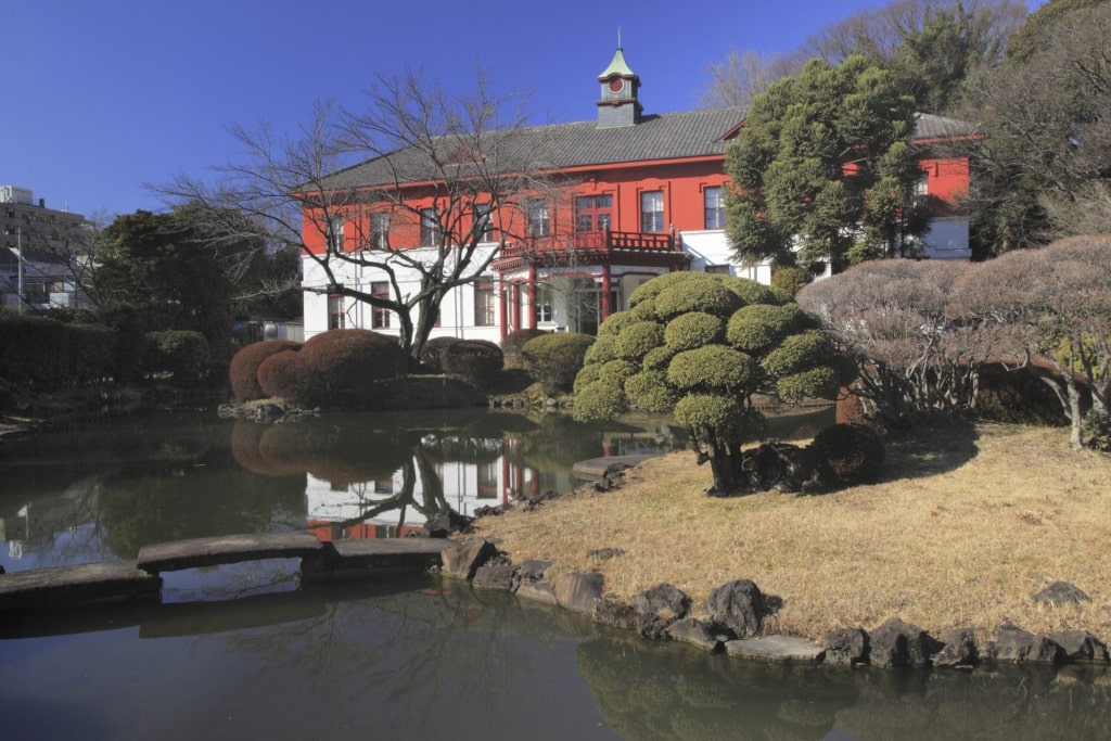 Old Tokyo building in Koishikawa Botanical Garden