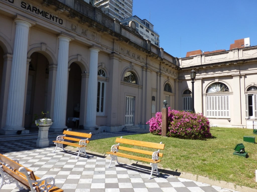 Quiet building of the Sarmiento Historical Museum