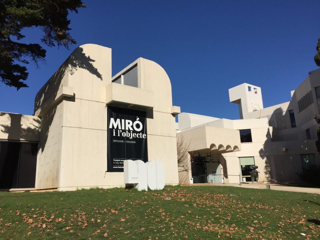 Popular museum of Fundació Joan Miró in Montjuic