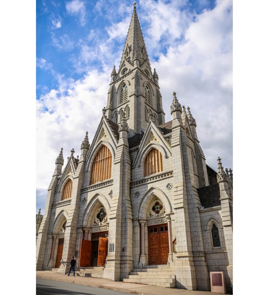 Beautiful architecture of St. Mary's Cathedral Basilica