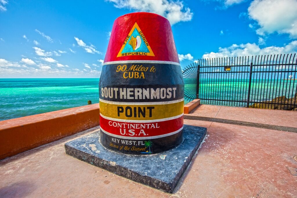 Visit the iconic Southernmost Point, one of the best things to do in Key West