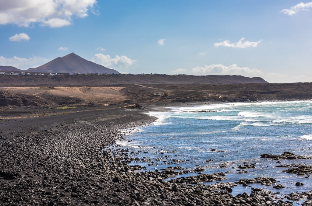 Black sands of Janubio Beach