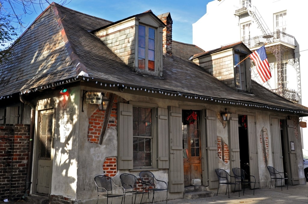 Exterior of Lafitte’s Blacksmith Shop