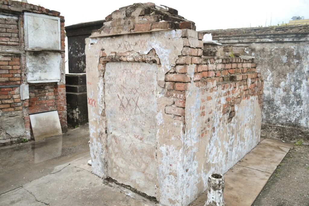 Marie Laveau tomb in St. Louis Cemetery No. 1