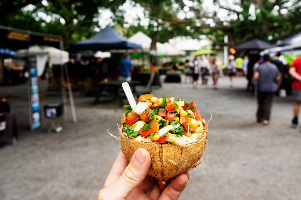 Visit Port Douglas Markets, one of the best things to do in Port Douglas