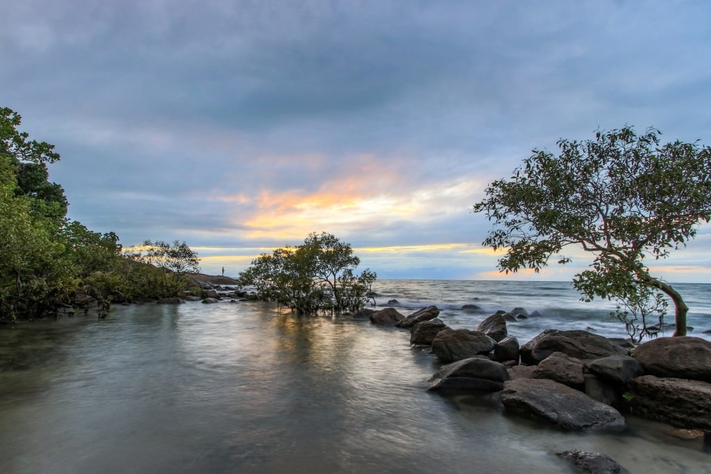 Calm water of Rock Pool, Thala Beach Nature Reserve