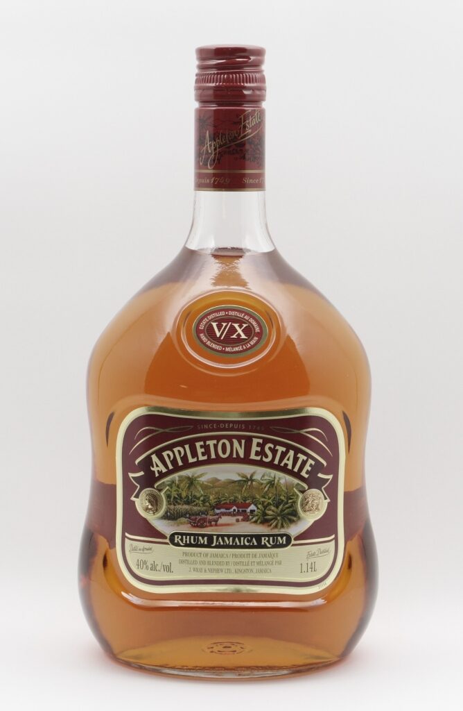 Bottle of Appleton Estate rum