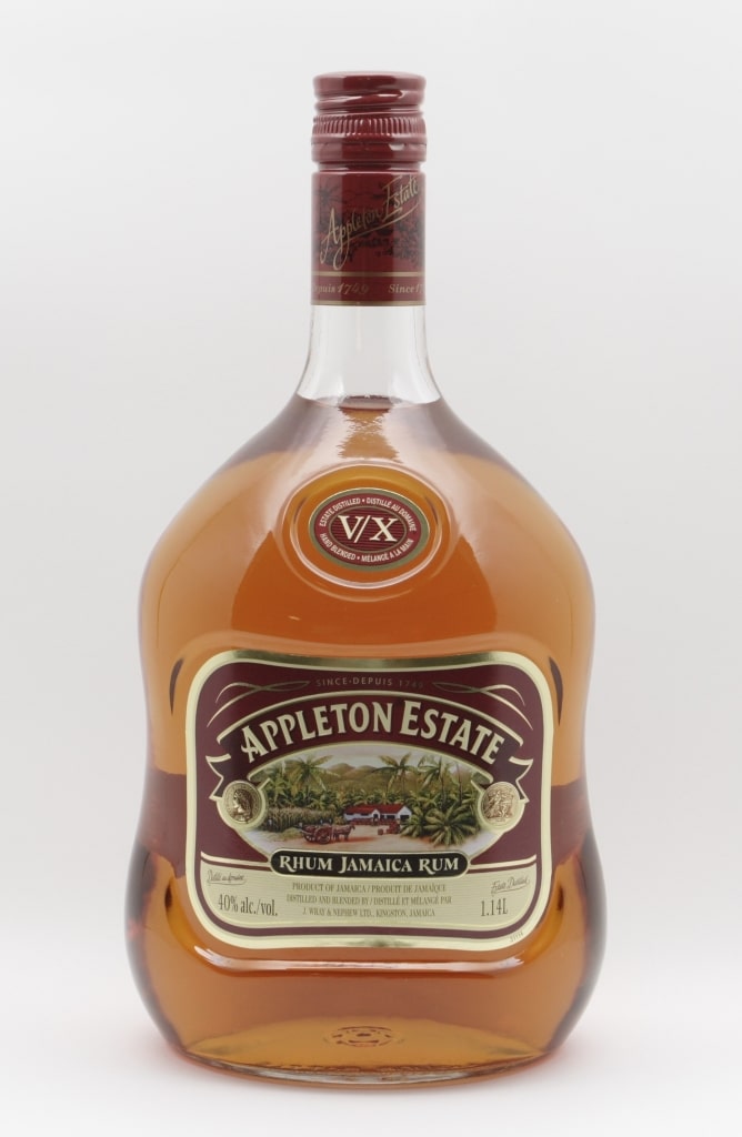 Bottle of Appleton Estate rum