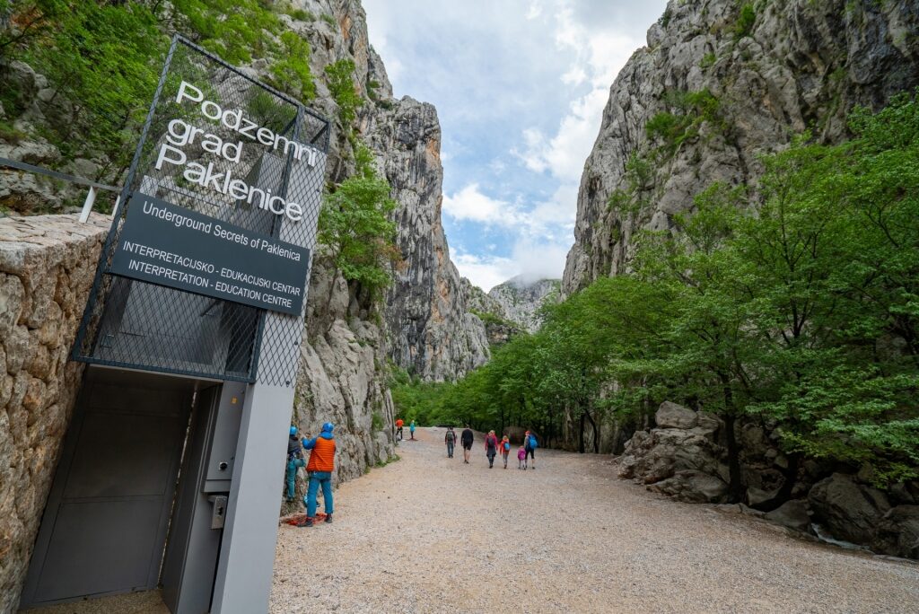 Entrance to the Paklenica National Park