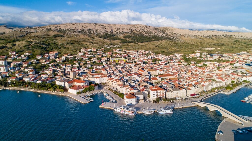 Scenic waterfront of Zadar