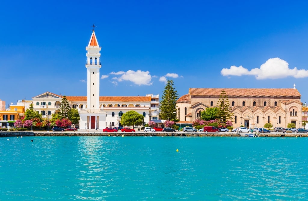 Turquoise waters of Zakynthos