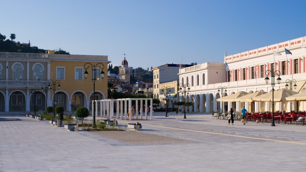Historic town square of Zakynthos