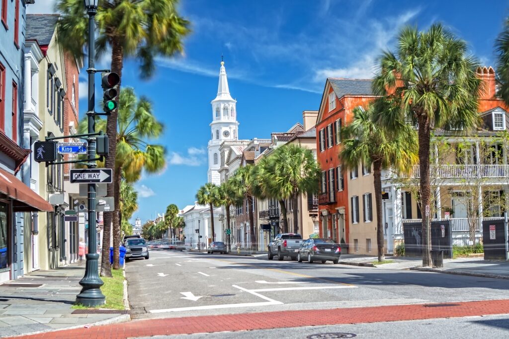 Street view of Charleston Downtown