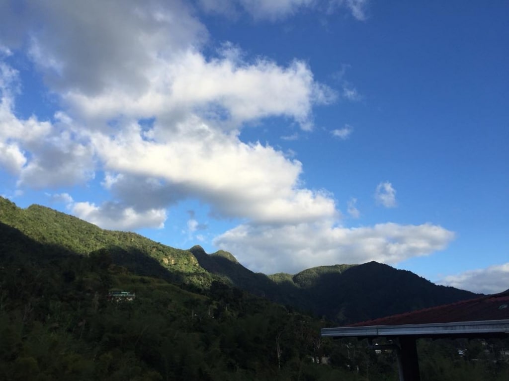 View of the majestic Tres Picachos, Jayuya