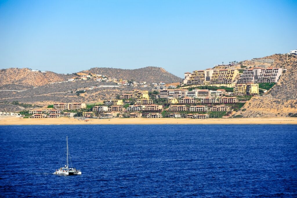 Scenic waterfront of Cabo San Lucas