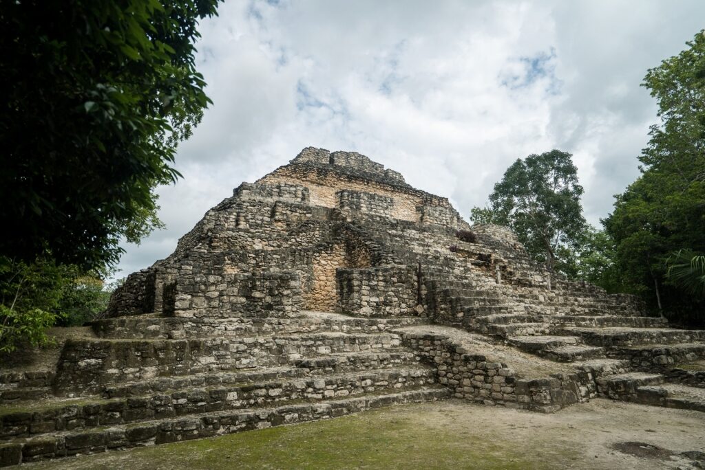 Picturesque Mayan ruins in Costa Maya
