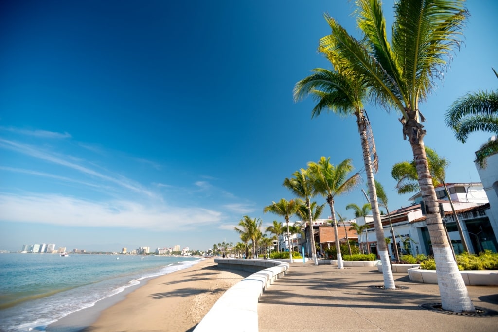 Popular Malecon Boardwalk, Puerto Vallarta