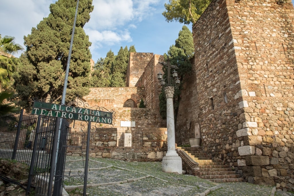 Entrance to the Alcazaba Palace, Malaga