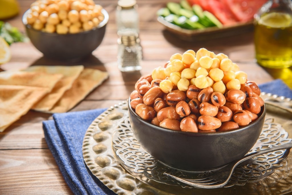 Fava beans in a bowl