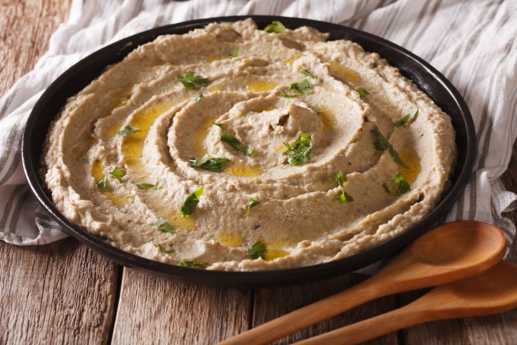 Famed dip of Baba ganoush