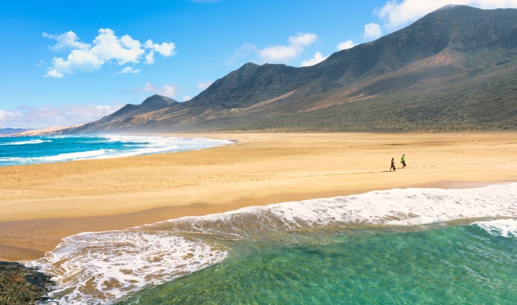 Playa de Cofete, one of the best Fuerteventura beaches