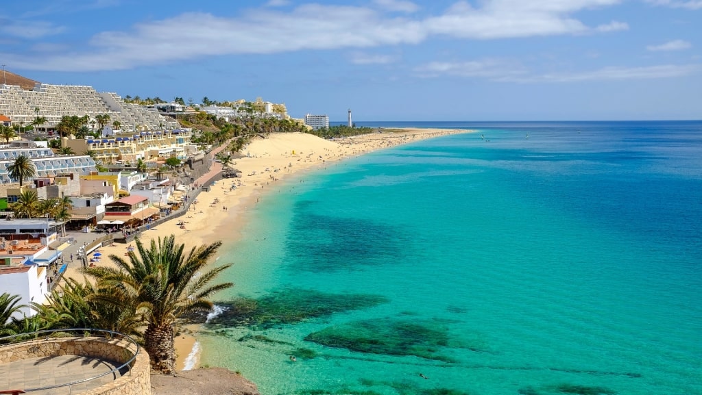 Aerial view of Playa del Matorral