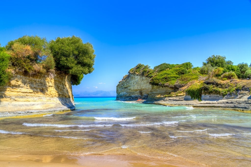 Rock formations around Canal d’Amour, Corfu