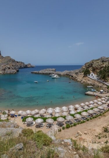 Limanaki Agios Pavlos Lindos, one of the best Greece beaches