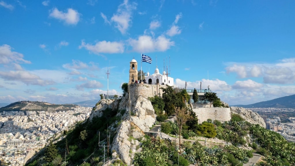 Whitewashed exterior of Holy Church of Saint George, Athens