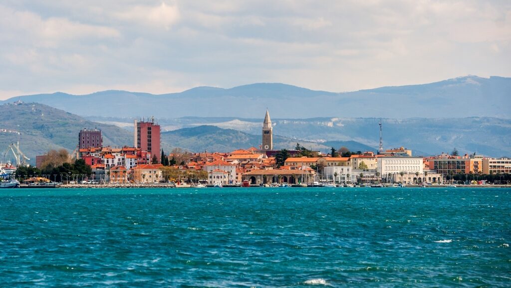 View of Koper from the water